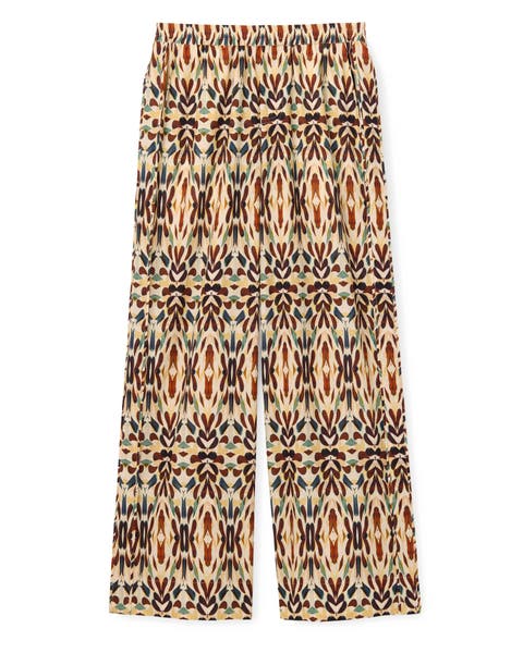 Mia Wide-Leg Cotton Pant