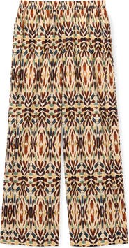 Cartolina Mia Wide-Leg Cotton Pant