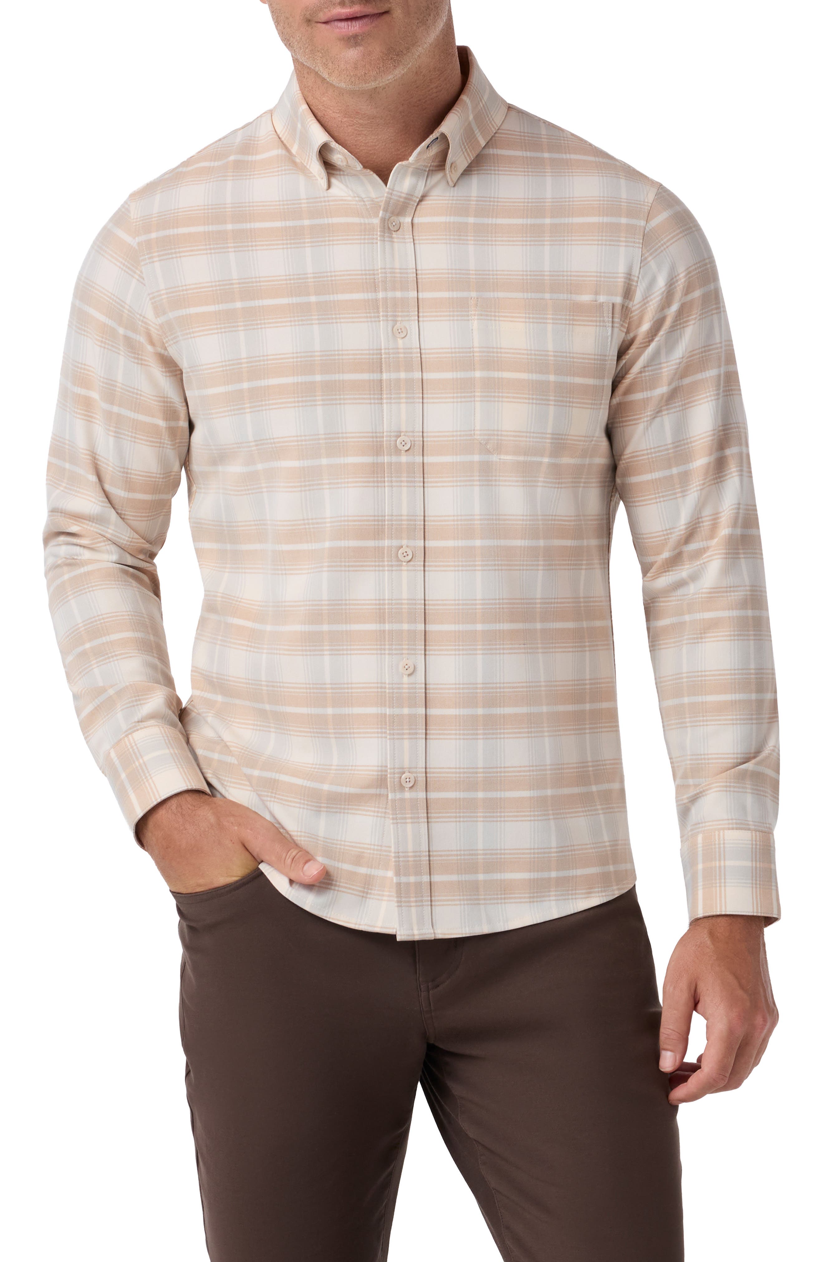 selected LIGHT KHAKI WALTER PLAID