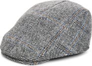 Open Edit Herringbone Wool Newsboy Cap