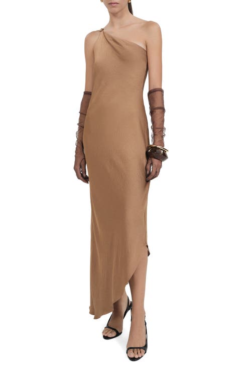 Asymmetric Cape Dress