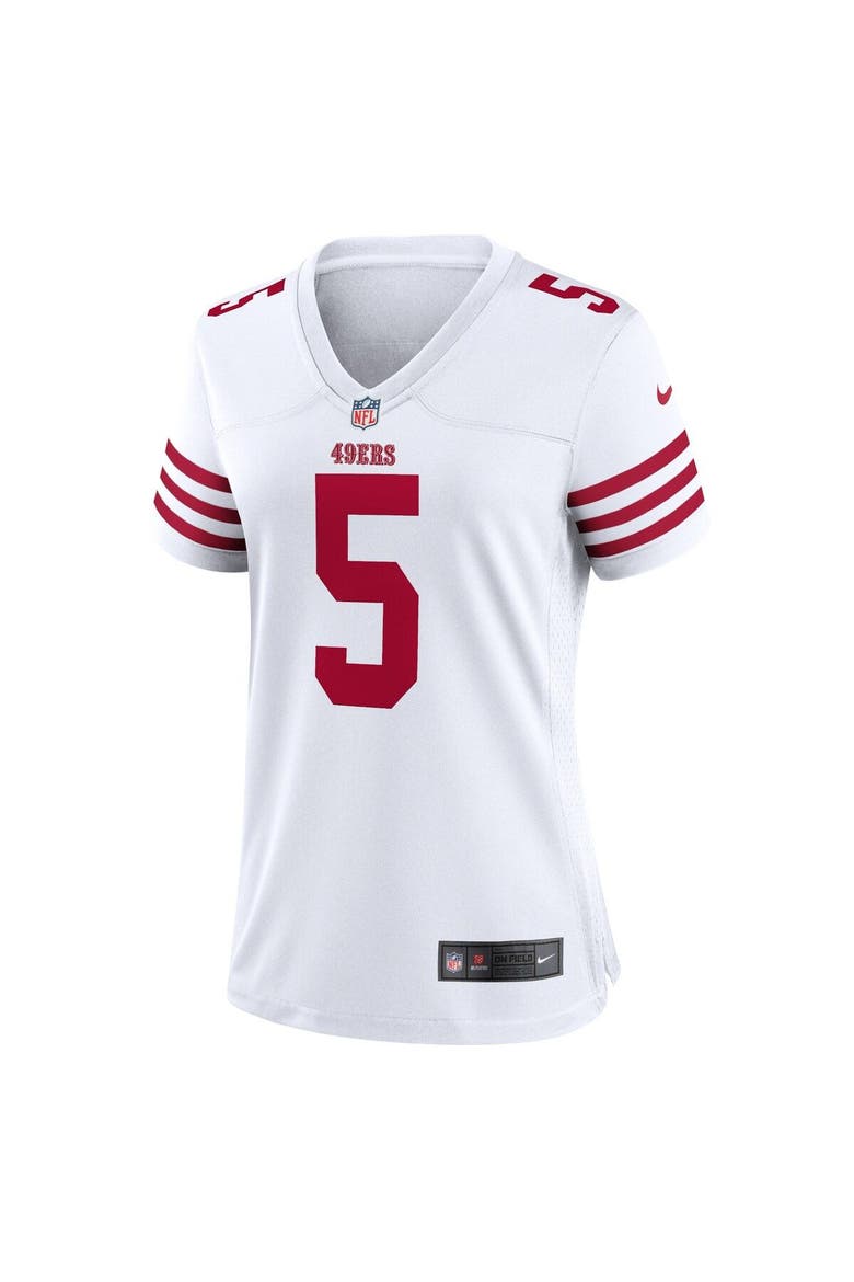 Women's Nike Trey Lance White San Francisco 49ers Player Jersey, Alternate, color, White