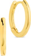 Sterling Forever Carmen Polished Infinity Micro Hoop Earrings