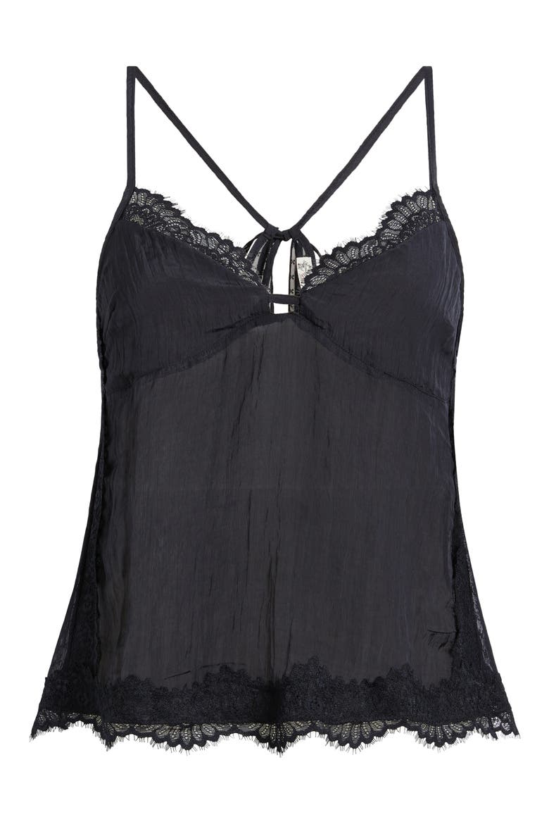 Eye Candy Open Back Lace Trim Camisole (Women) | Nordstromrack