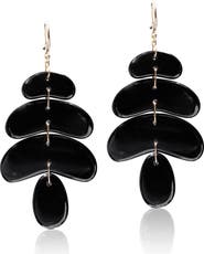 Ten Thousand Things Small Black Onyx Earrings