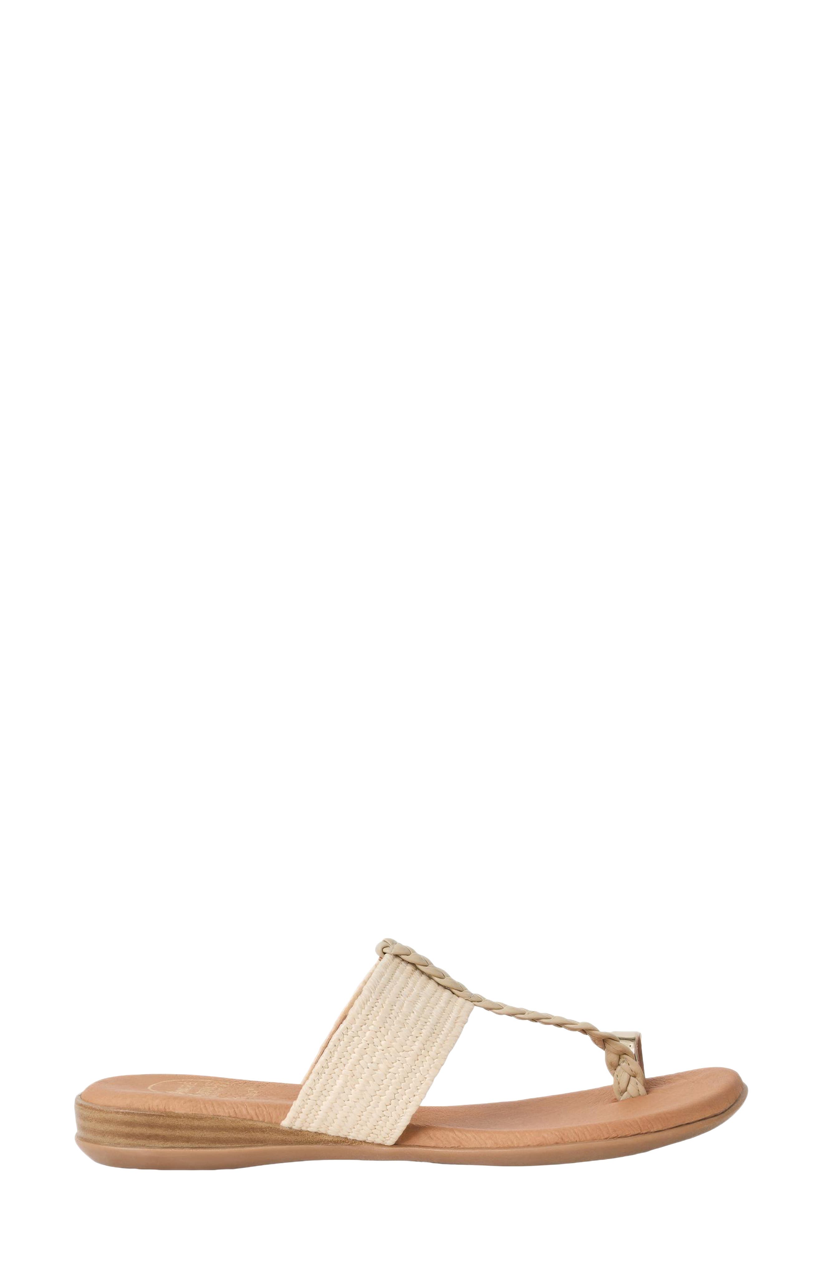 André Assous Neo Toe Loop Sandal, Alternate, color, Natural Raffia