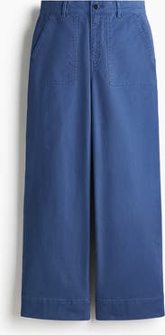 H&M Cotton Canvas Trousers