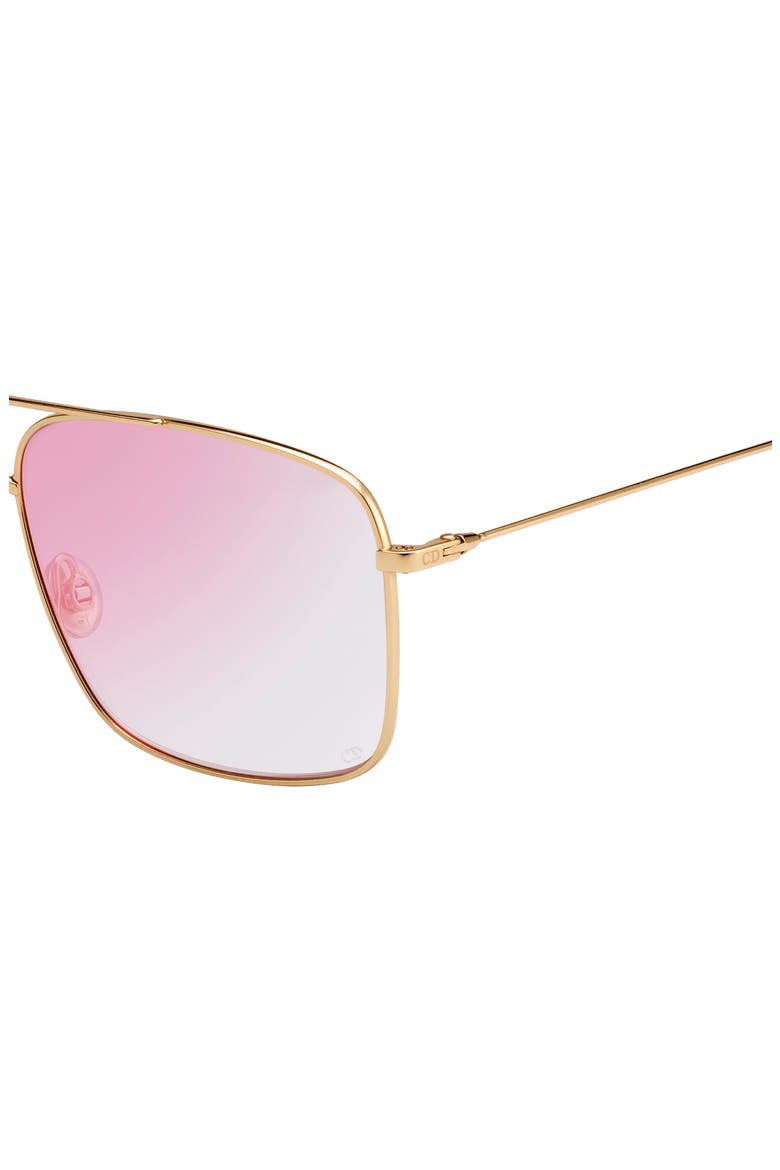 Stello3S 57mm Square Aviator Sunglasses, Alternate, color, 0DDB-U1