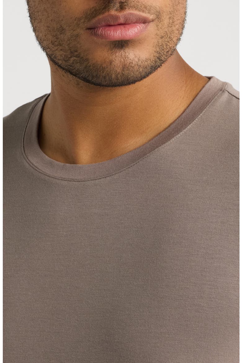 Moonlight Eco Stretch Modal Pajama T-Shirt, Alternate, color, BROWN FALCON