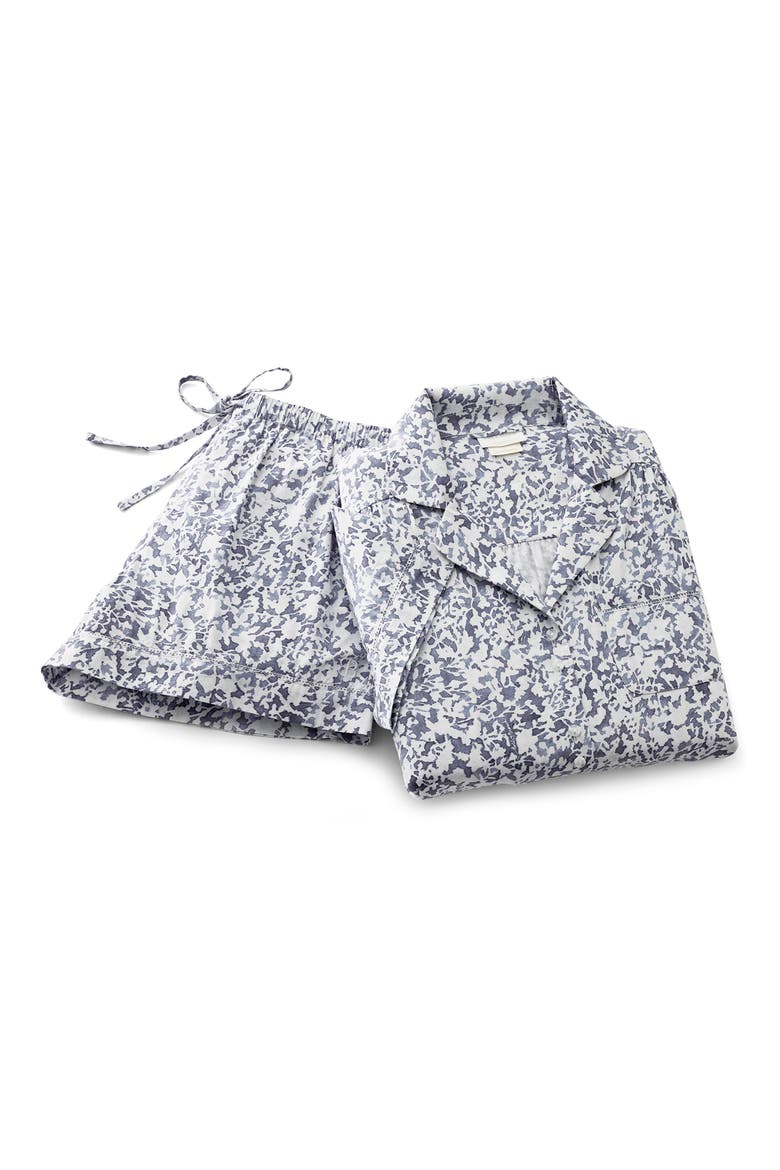 Signature Garden Print Organic Cotton Pajamas, Main, color, BAY