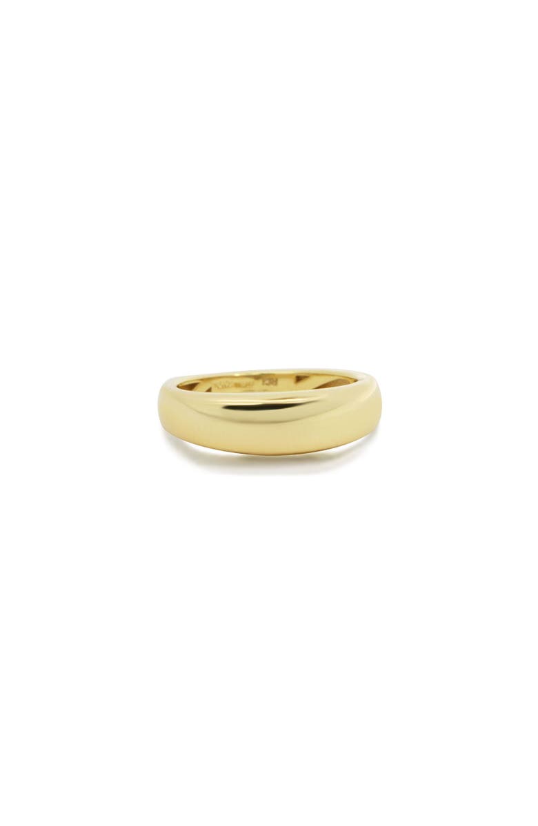 The Lovery Fine Jewelry Gold Dome Ring, Main, color, Yellow Gold