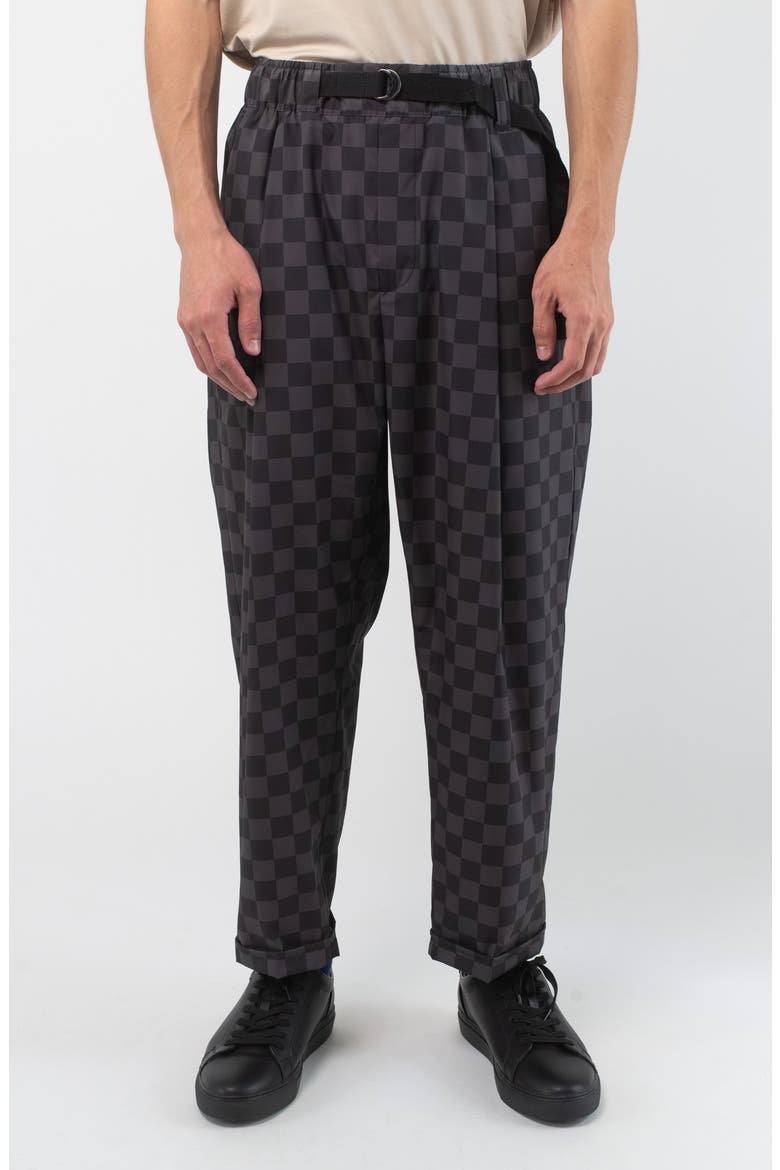 Check Featherlite Pants, Main, color, BLACK