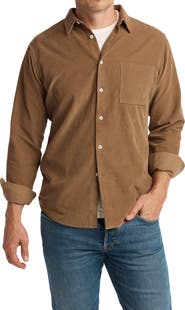 Rowan Nobel Fine Wale Corduroy Button-Up Shirt