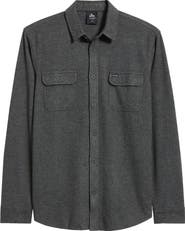 Rip Curl Grid Stretch Fleece Button-Up Shirt