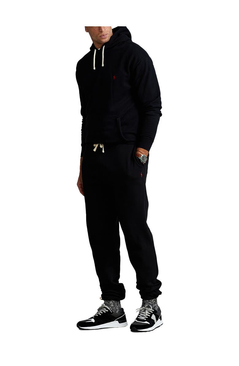 Polo Ralph Lauren Big & Tall Perfect Fleece Hoodie, Alternate, color, Polo Black
