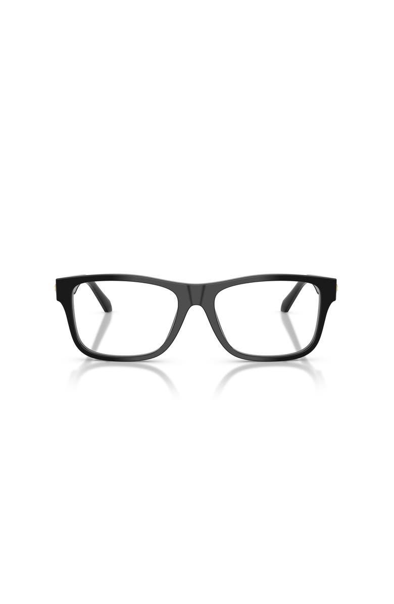 Versace 56mm Square optical glasses, Alternate, color, Black