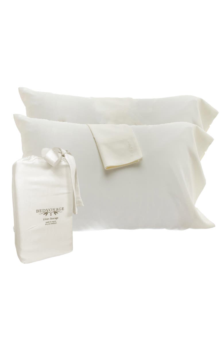 BedVoyage Set of 2 Cooling Pillowcases, Main, color,