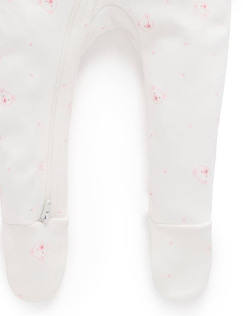 Purebaby 2 Pack Zip Footie