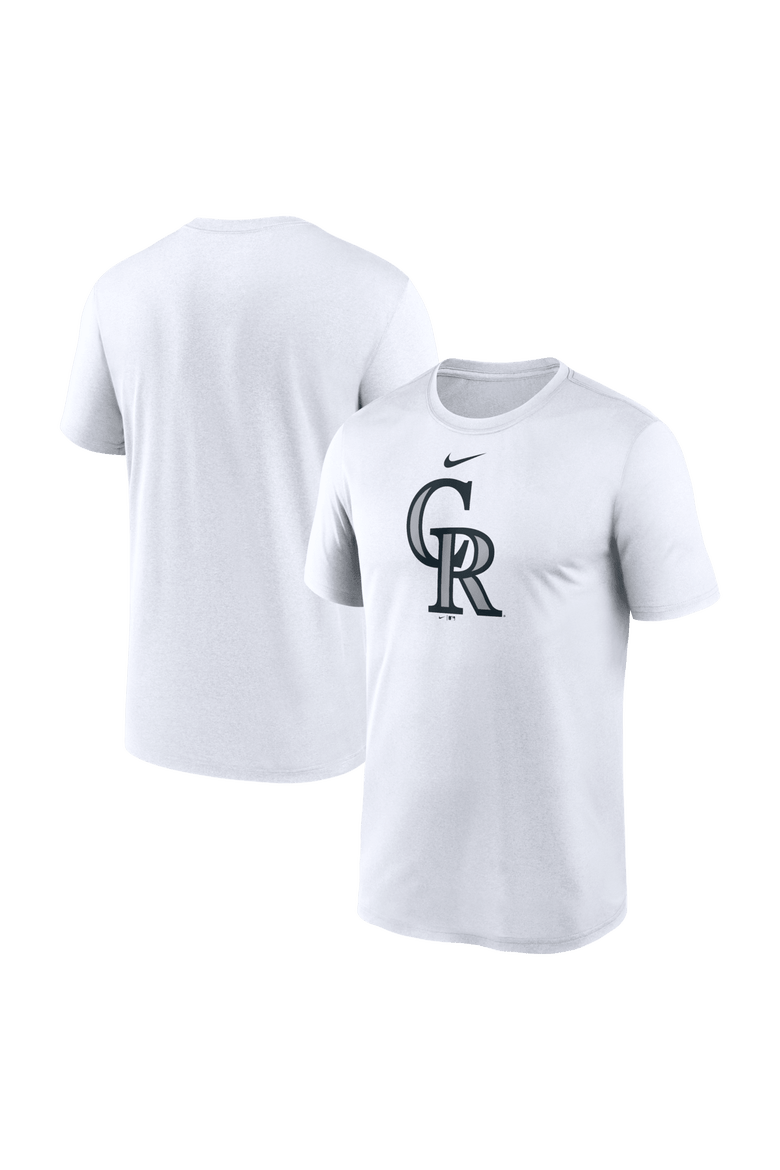 Men's Nike White Colorado Rockies New Legend Dri-FIT T-Shirt, Main, color, White