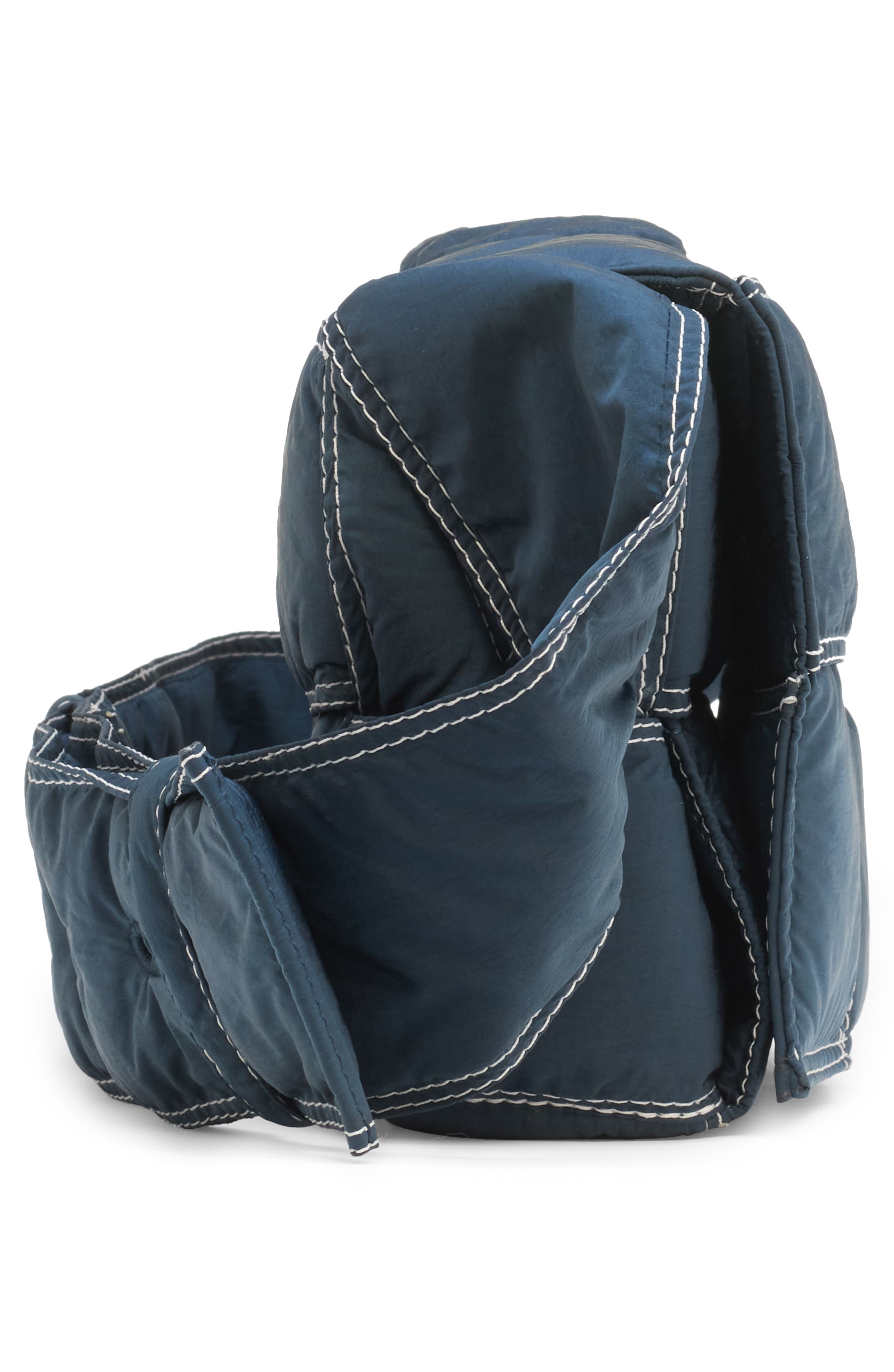 Bottega Veneta Small Padded Cassette Bag, Alternate, color, 3493 Deep Blue/ White