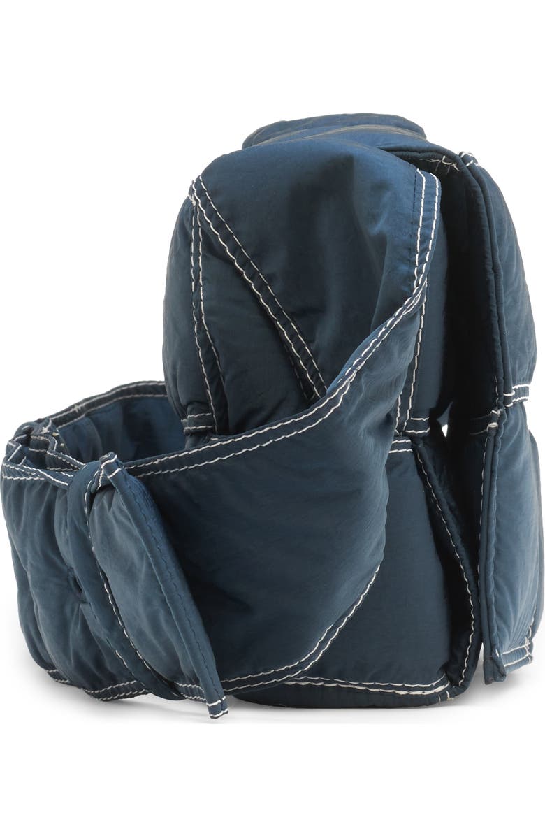 Bottega Veneta Small Padded Cassette Bag, Alternate, color, 3493 Deep Blue/ White