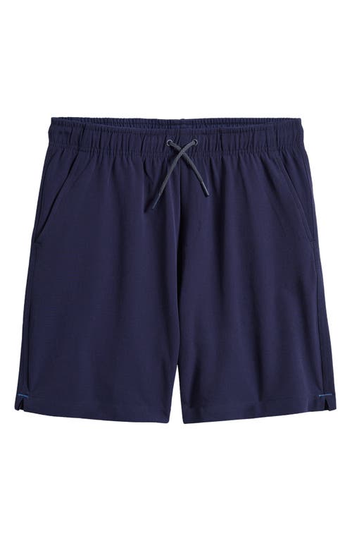Vineyard Vines Kids' Drawstring Waist Performance Shorts In Nautical Navy