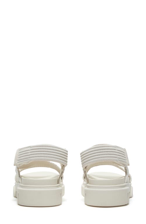 Timberland Greyfield Slingback Sandal In White Knit
