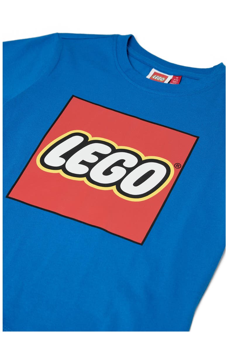 Kids' Logo Graphic T-Shirt, Alternate, color, BLUE