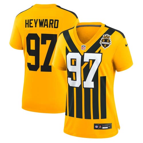 Nike Cameron Heyward Gold Pittsburgh Steelers Alternate 1933 Throwback Game Jersey In Yellow