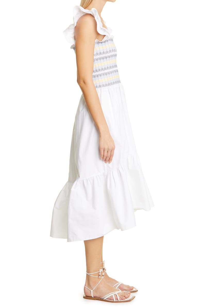 Cara Cara Ruby Flutter Sleeve Maxi Dress, Alternate, color, 