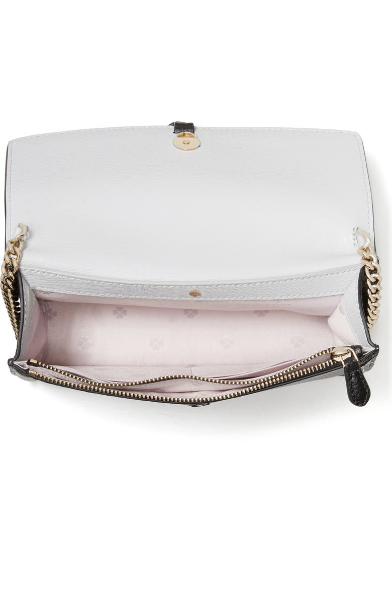 Kate Spade New York knott leather flap crossbody bag, Alternate, color,