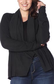 SLINK Jeans Draped Open Cardigan