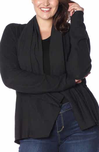 SLINK Jeans Draped Open Cardigan