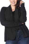 SLINK Jeans Draped Open Cardigan