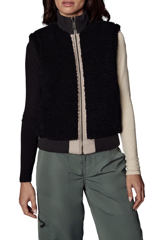 Alp N Rock Atlas Quilted & Faux Shearling Reversible Vest In Neutral