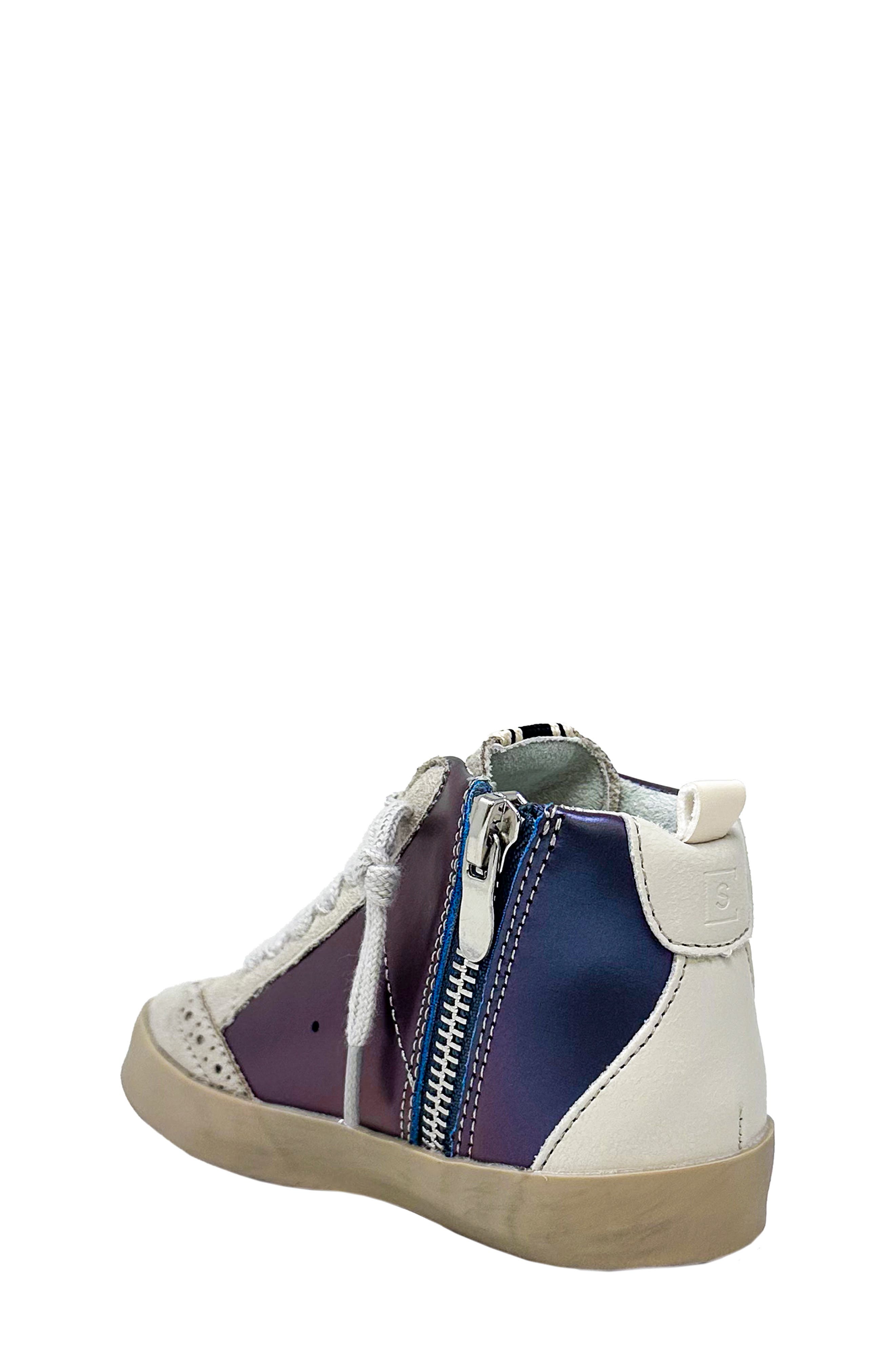 SHUSHOP Kids' Paulina Mid-Top Sneaker, Alternate, color, Teal