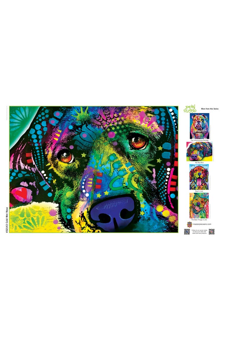 Cold Wet Nose 300 Piece Jigsaw Puzzle, Alternate, color, Multicolor