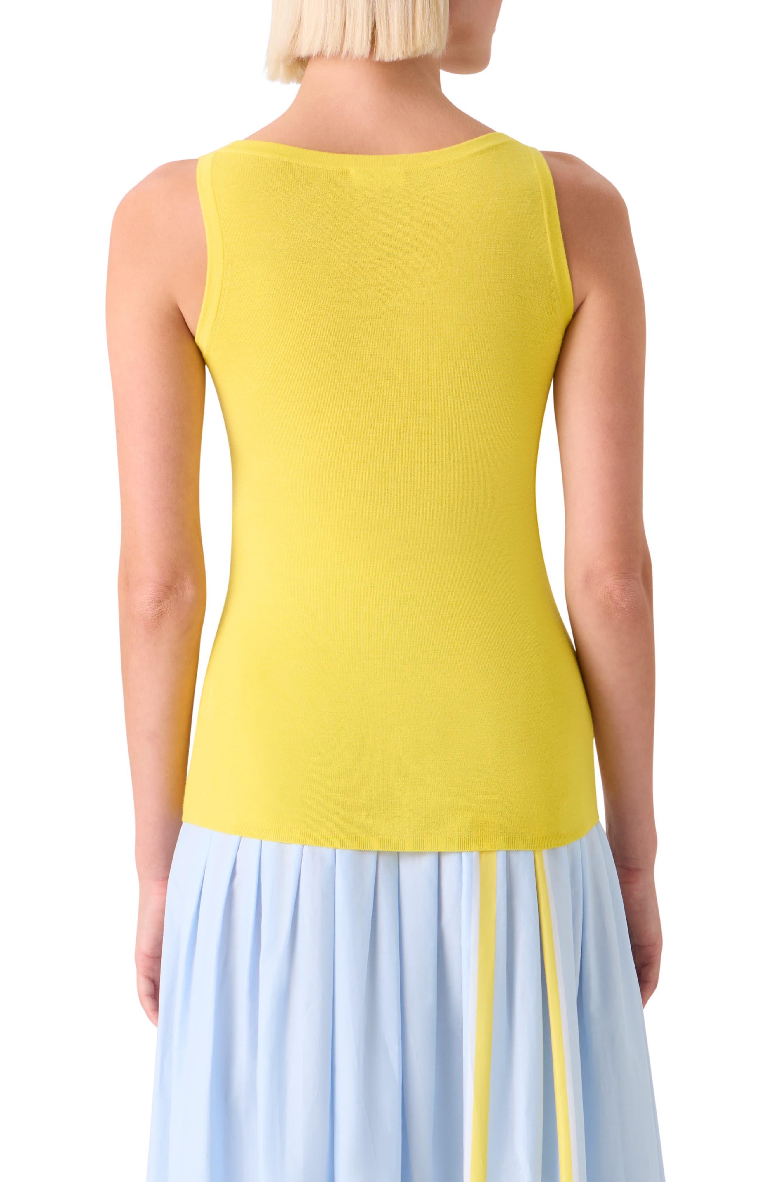 Fitted Virgin Wool Sweater Tank - image 4