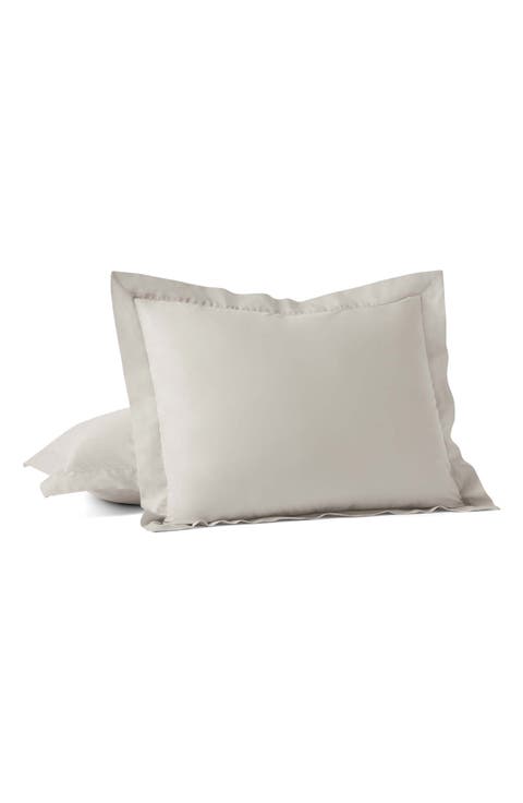 Set of 2 300-Thread Count Organic Cotton Pillowcases