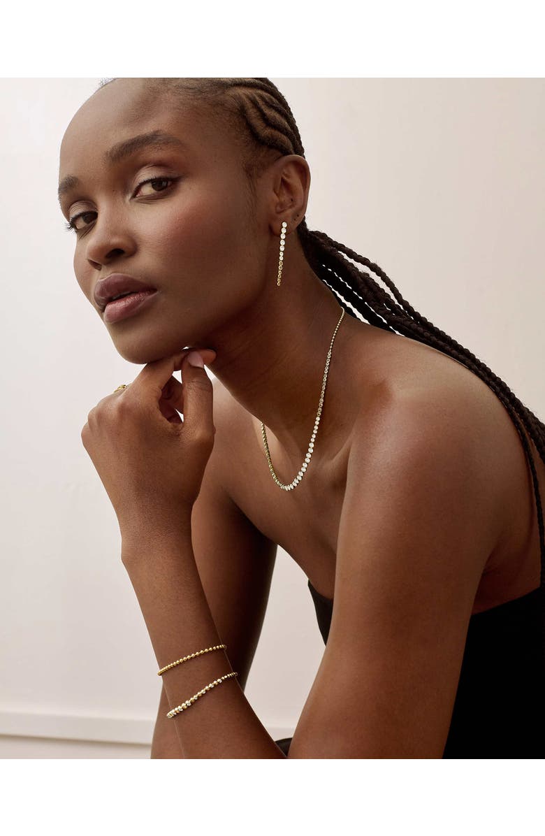 Edge of Ember Serena Tennis White Drop Earrings, Alternate, color, White