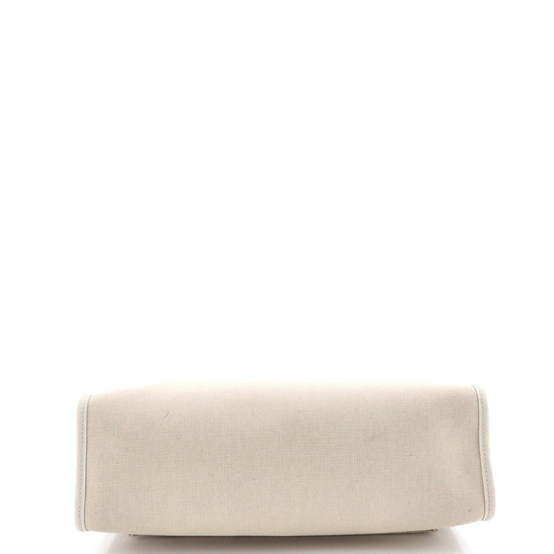 Pre-Owned Hermes Herbag Zip Leather and Toile 31, Alternate, color, 