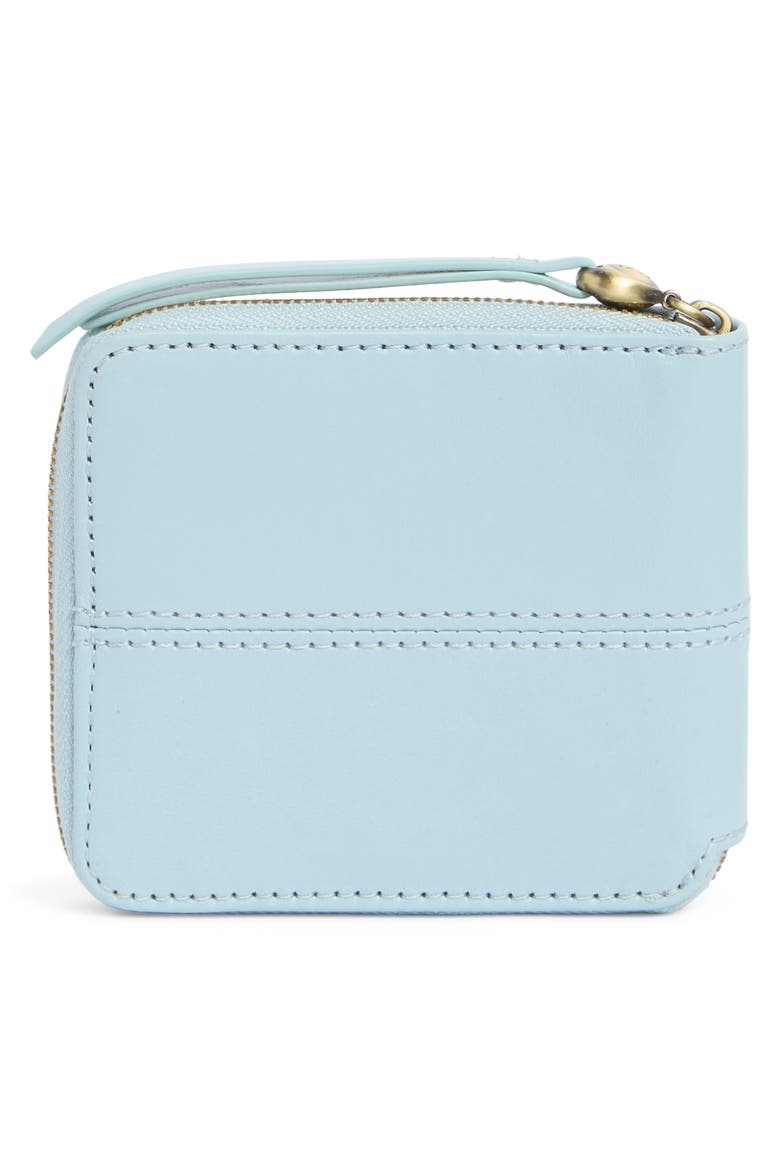 Zippy Leather Wallet, Alternate, color, WHISPER BLUE