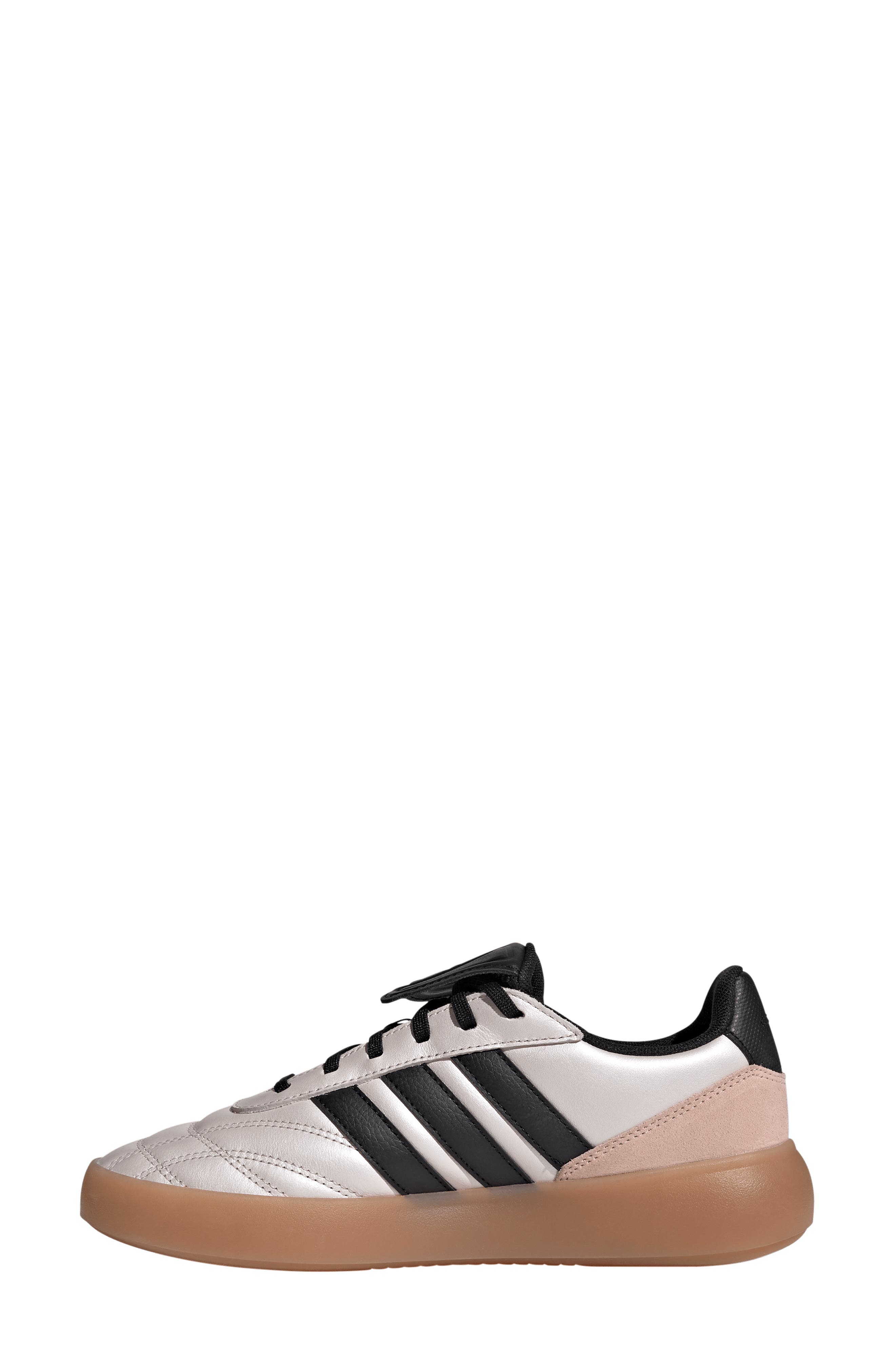 adidas Barreda Mundial Sneaker, Alternate, color, Pink Met./ Black/ Blush Pink