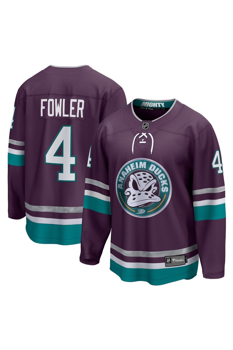 Men's Fanatics Branded Cam Fowler Purple Anaheim Ducks 30th Anniversary Premier Breakaway Jersey, Main, color, Purple