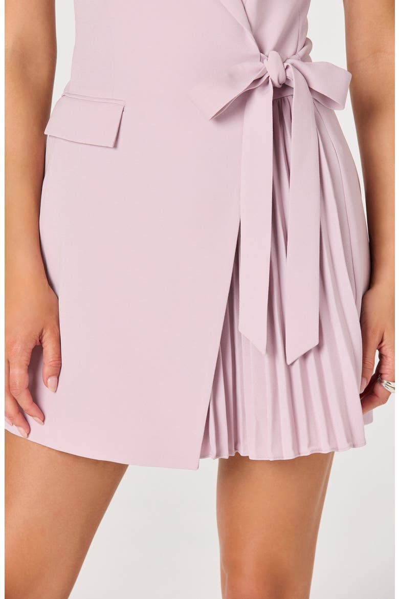 Kesari Pleat Detail Dress, Alternate, color, DUSTY PINK