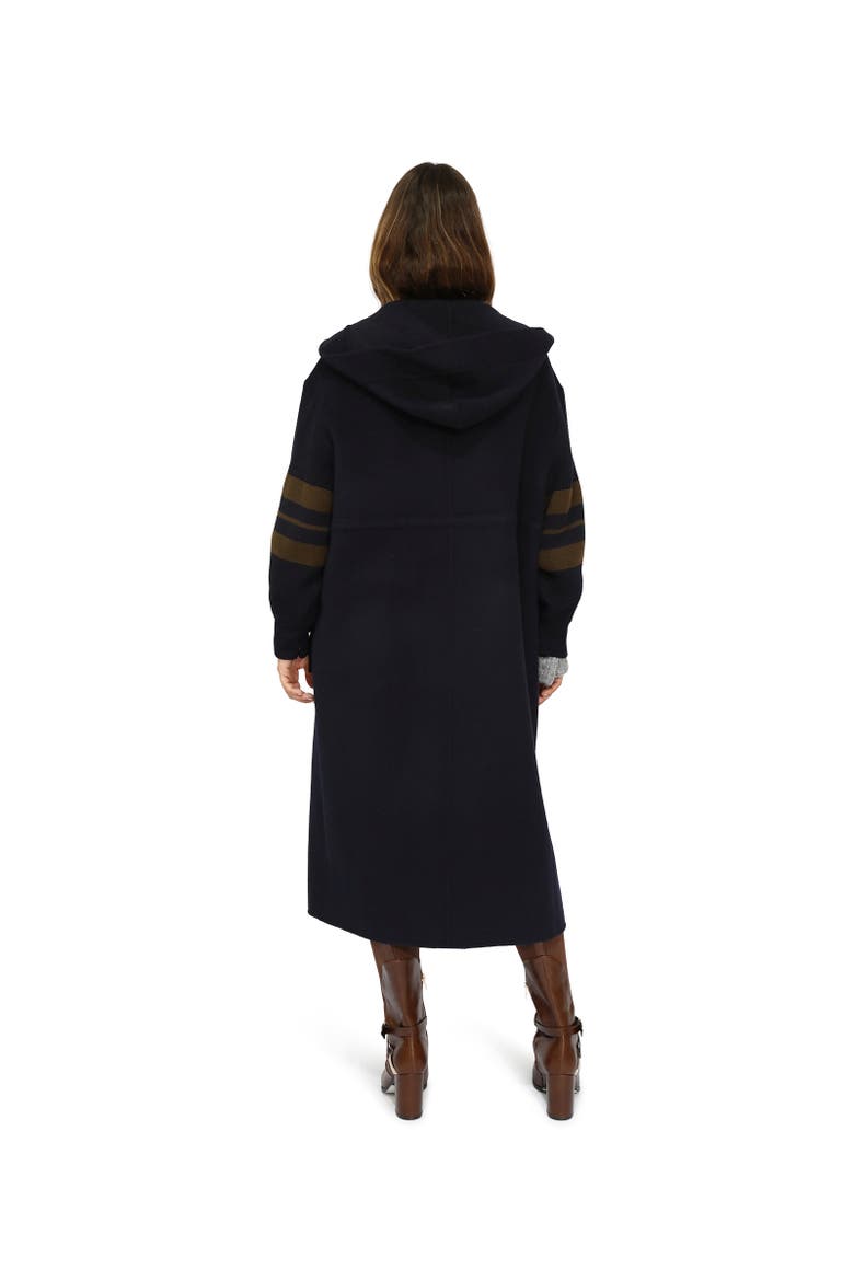 Cool Kid Hooded Coat, Alternate, color, Navy