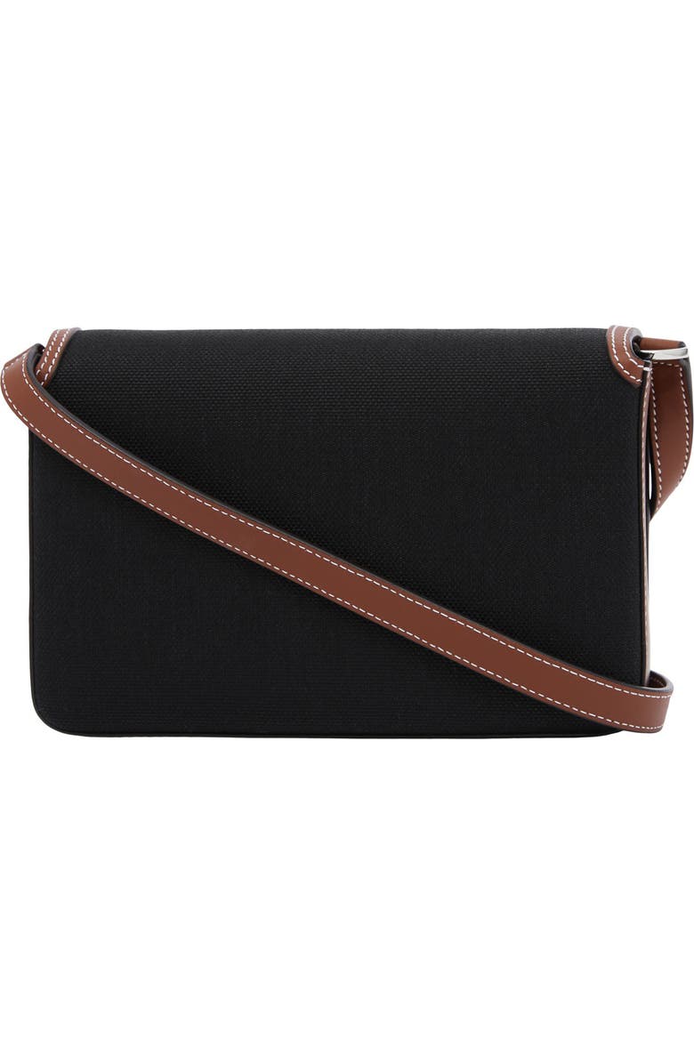 Burberry Small Hampshire Canvas Shoulder Bag, Alternate, color,