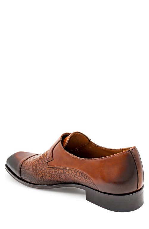 Mezlan Laser Patina Monk Strap Loafer