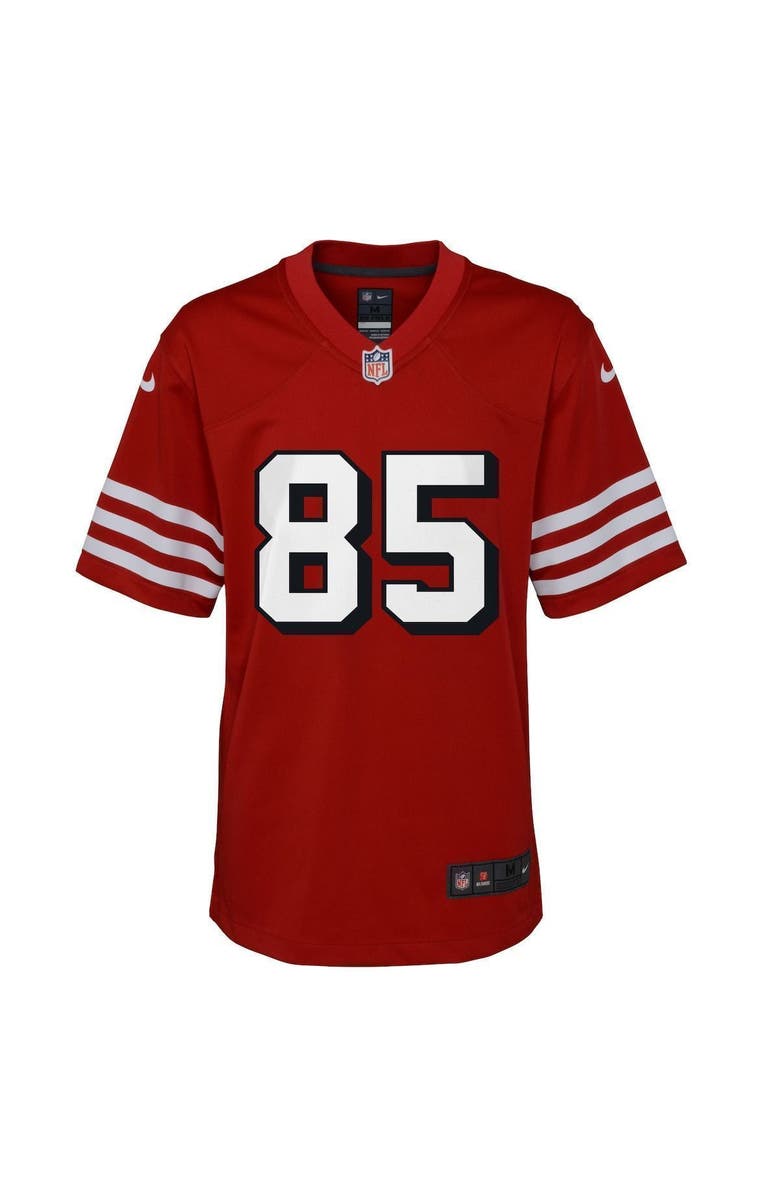 Nike Youth Nike George Kittle Scarlet San Francisco 49ers Game Jersey, Alternate, color, Scarlet