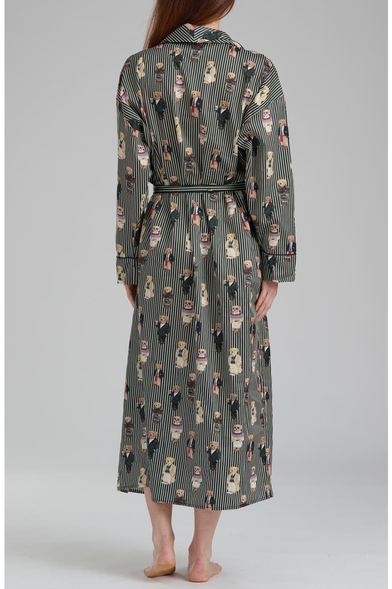 Heritage Bear Print Cotton Robe, Alternate, color, WINTER BEAR